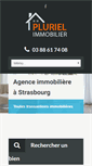 Mobile Screenshot of immo-pluriel.fr